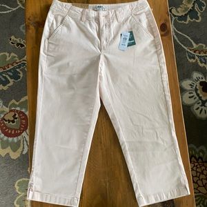 New Women’s LL Bean Size 8P Chino Cropped Pants